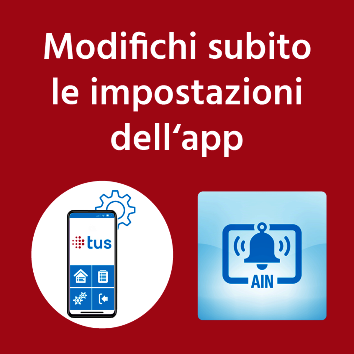 Modifichi subito le impostazioni dell'app