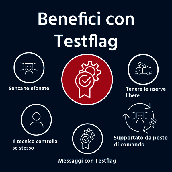Benefici con Testflag